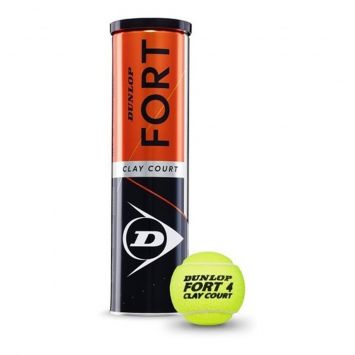Balls Tenis Dunlop F.Clay x4 ( 06028 )